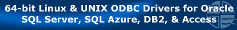 64-bit Linux & UNIX ODBC Drivers for Oracle SQL Server, SQL Azure, DB2, & Access