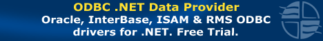 Download Oracle, Interbase, ISAM and RMS ODBC drivers for .NET. Free trial.