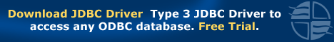 Download JDBC Driver Type 3 JDBC Driver to access any ODBC database. Free Trial.