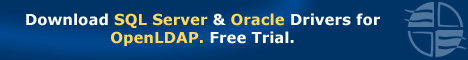 Download SQL Server and Oracle Drivers for OpenLDAP. Free Trial.