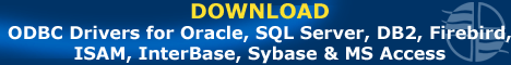 DOWNLOAD ODBC Drivers for Oracle, SQL Server, DB2, Firebird, ISAM, InterBase, Sybase & MS Access