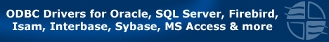 ODBC Drivers for Oracle, SQL Server, Firebird, ISAM, InterBase, Sybase, MS Access & more.